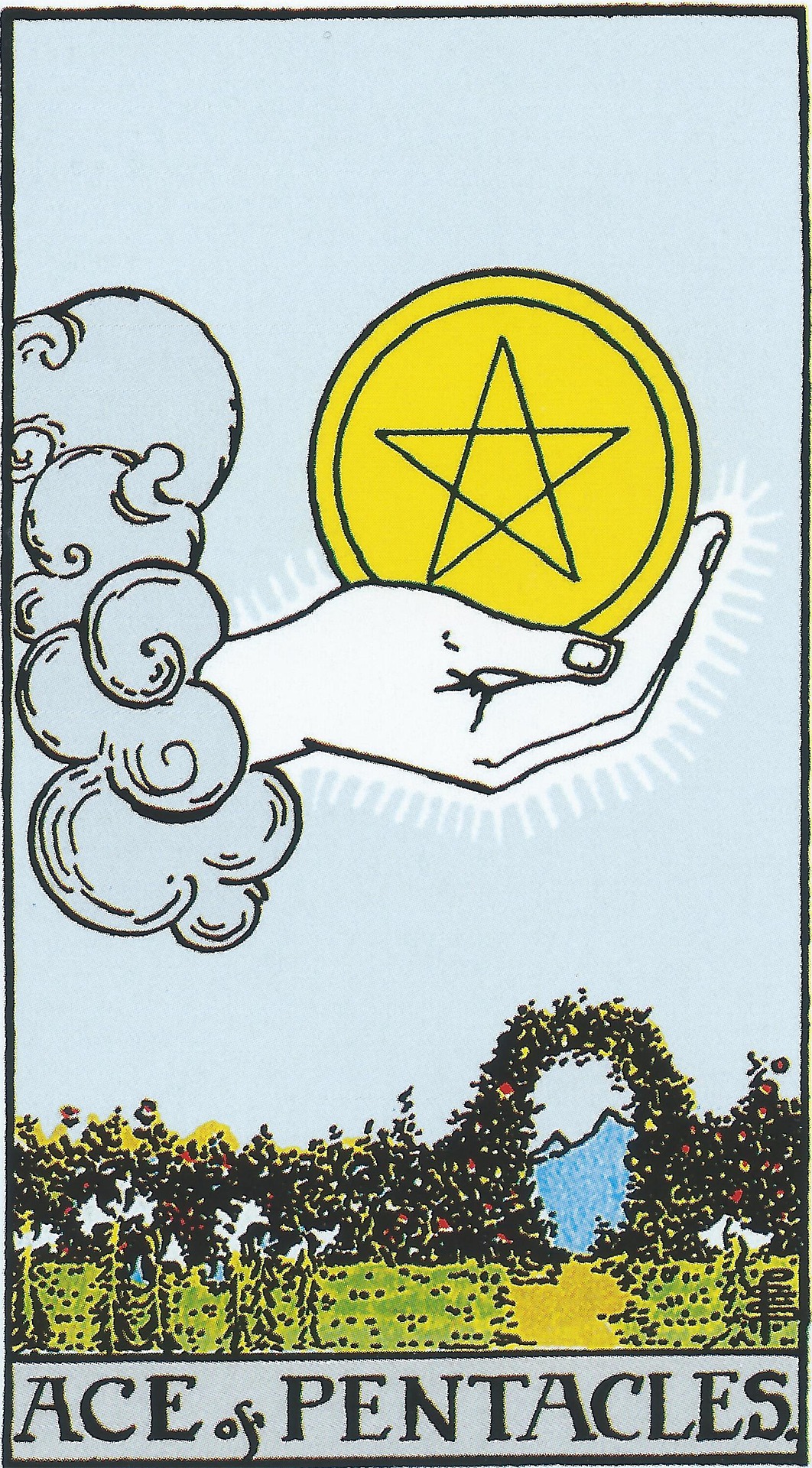 tarot Ace of Pentacles