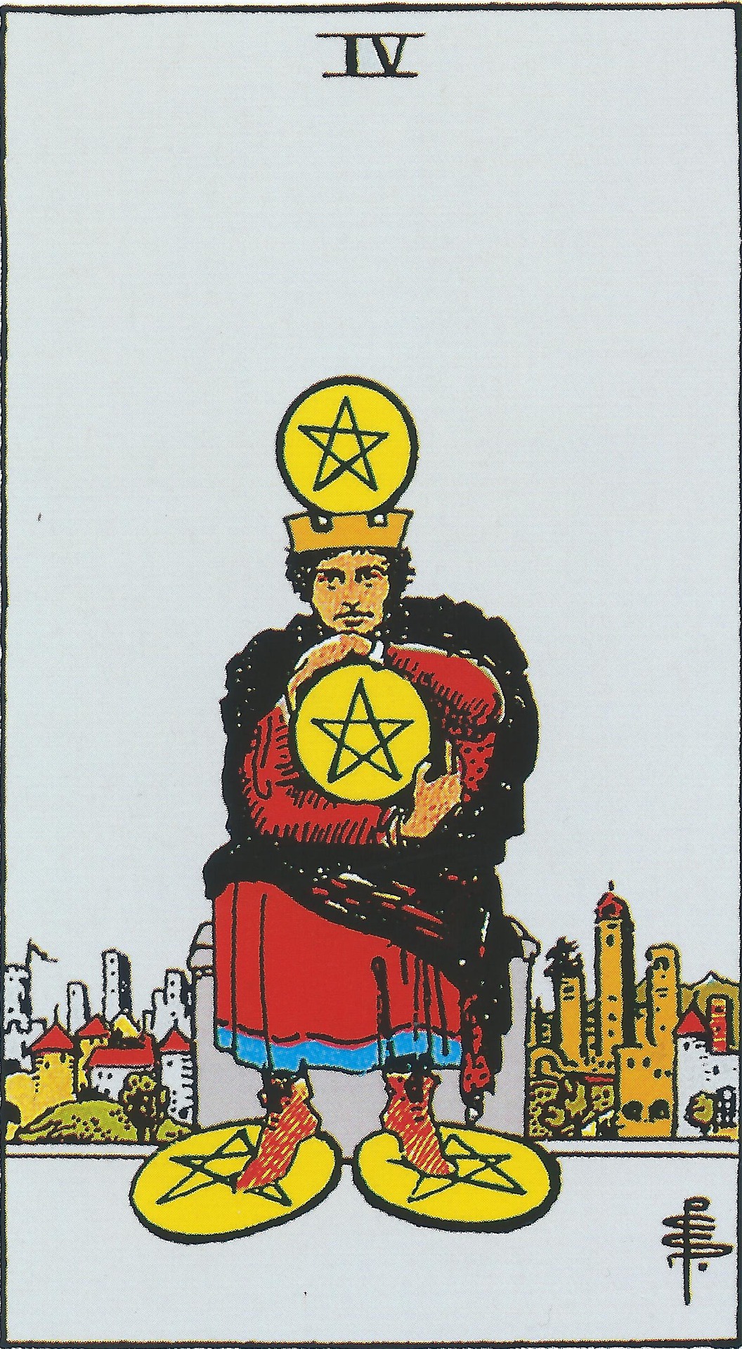 tarot Four of Pentacles