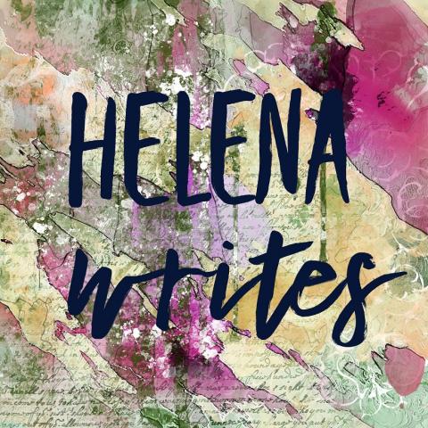 Helena Writes, Helena Clare Pittman's monthly Center column on her writing life, abstract watercolor