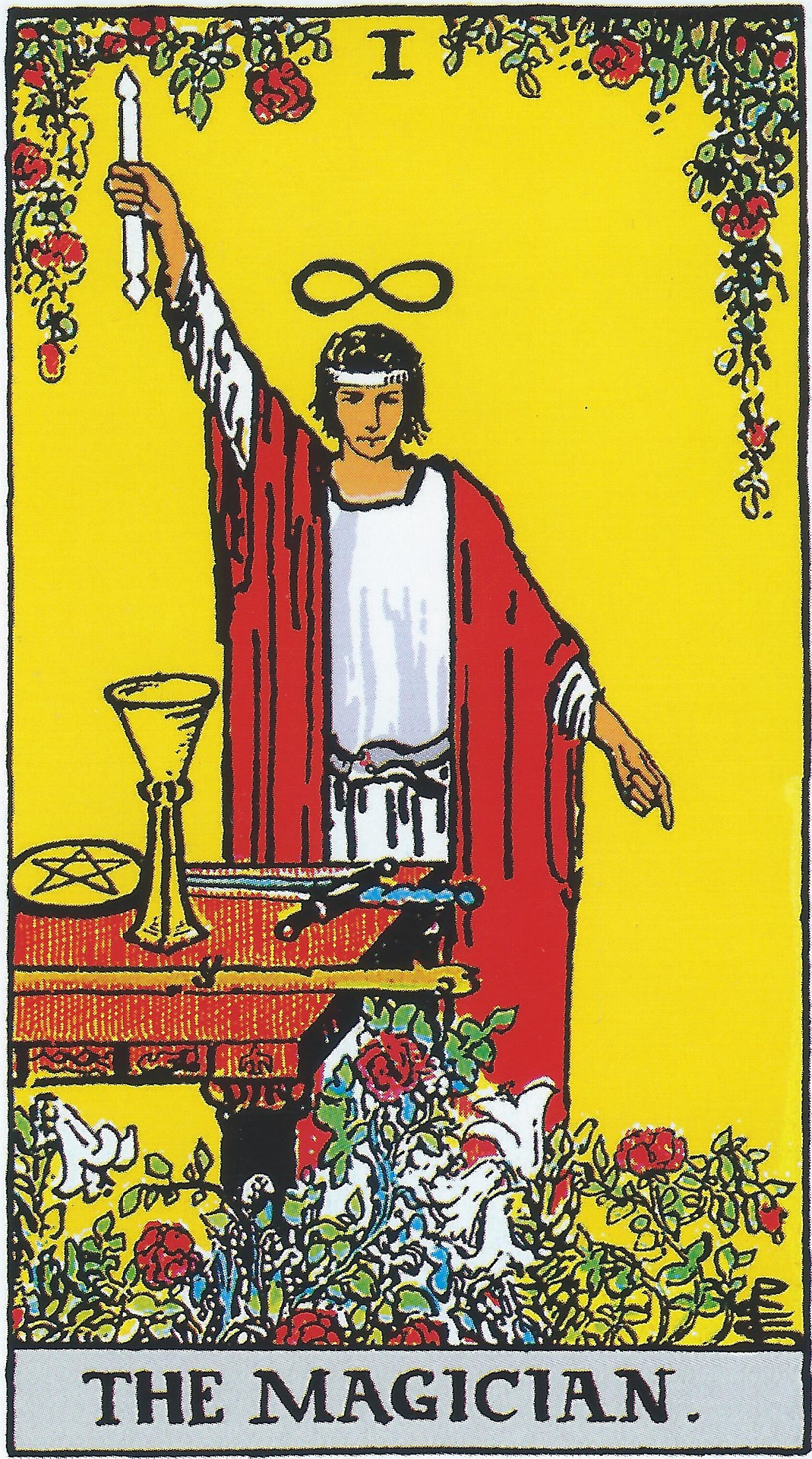 the magician rider Waite tarot